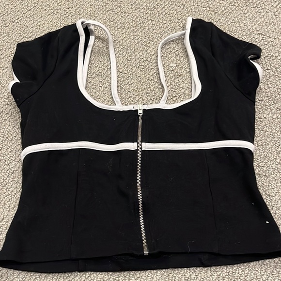 Anthropologie cute maeve sweetheart cutout top - Picture 7 of 7